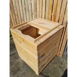 Composteur 375l  avec couvercle à coulisse